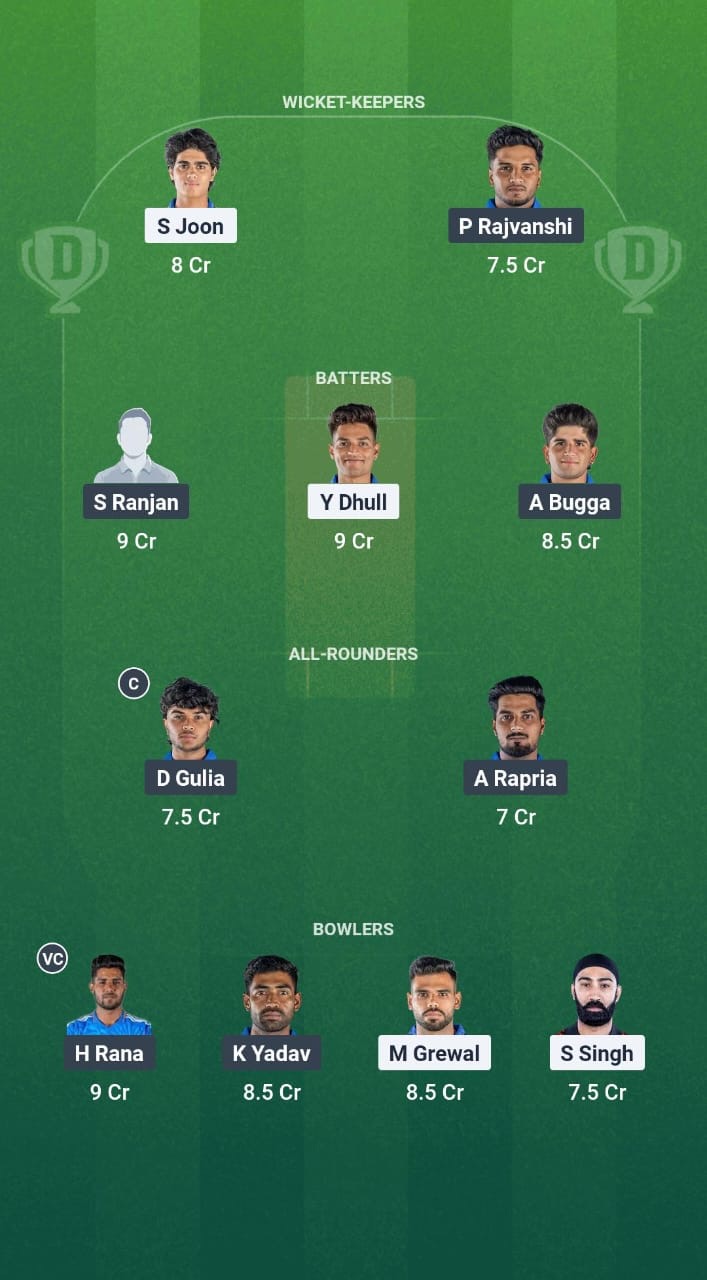 CDK vs NDS Dream11 Prediction Fantasy Cricket Tips Dream11 Team Delhi T20 Premier League