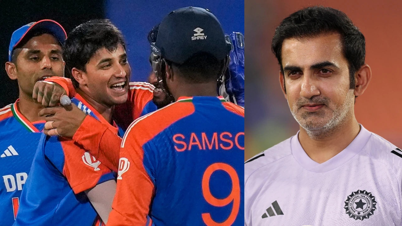 Sanju Samson, Gautam Gambhir, and Abhishek Sharma