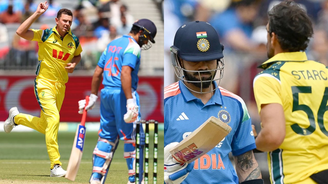 Virat Kohli and Rohit Sharma's dismissal at Perth dissected by former Australian legend